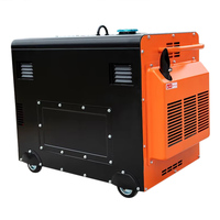 Générateur diesel silencieux à châssis ouvert CITY LION EM1200DE 5-10kW 5-10kVA, démarrage à distance, démarrage automatique, ATS, triphasé, 50 Hz