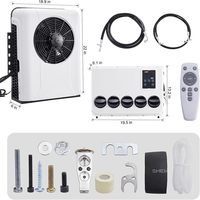 Climatiseur RV de type split TELCOOL 12V DC 9000 BTU, idéal pour les camions, camping-cars, remorques, excavatrices, fourgonnettes et véhicules agricoles