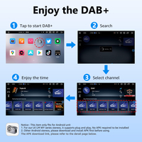 TOPSOURCE DAB+009 Antenne connectée USB certifiée CE, récepteur radio numérique pour autoradio Android universel, audio numérique FM