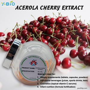 Tự nhiên 1kg Acerola <span class=keywords><strong>Cherry</strong></span> lá chiết xuất 17% Vitamin C thực phẩm/mỹ phẩm lớp có thể đóng gói thảo dược bột màu trắng bổ sung - Product Image 4