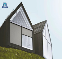 Persianas Enrollables Integradas con Sistema Antiviento, Motorizadas Eléctricamente, de PVC, para Patio, Protección Solar, Persianas Verticales para Exteriores