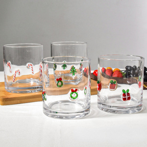 Tasse à boire en verre highball côtelé unique et moderne pour bière, soda, eau, café, style au design classique pour les fêtes de mariage - Product Image 2