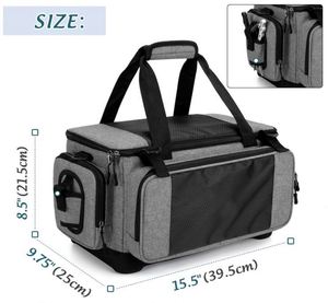 Free Sample Waterproof Good Quality Durable Fishing Bait Shoulder Fishing Bag With <b>Tackle</b> <b>Box</b> Bag Storage and Rod Holder - Product Image 5