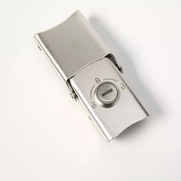Serrure à loquet de sécurité en acier inoxydable pour boîte à outils, loquet à bascule, serrure anti-poussière pour boîte latérale de moto, coffre arrière