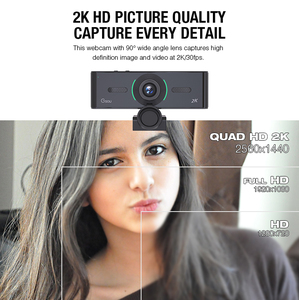 2K 30FPS 4Mega Full HD <strong>Web</strong> <strong>Cam</strong> Webcam USB with Dual Built-in Microphone For Zoom Conference meeting - Product Image 3