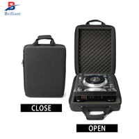Étui de transport Portable personnalisé brillant pour contrôleur Dj coque rigide extérieure Eva Dj contrôleur étui