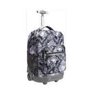 Sac à dos à roulettes imperméable à sublimation avec port USB pour garçons et filles, sac de voyage pour ordinateur portable