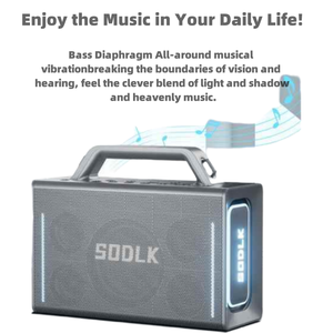 सोडलक s1116 मिनी साउंड बॉक्स कंप्यूटर स्पीकर 3 मूल 200w वायरलेस ब्लू दांत स्पीकर बूमबॉक्स घर और आउटडोर के लिए - Product Image 3