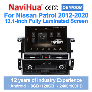 Autoradio Android Navihua 13,1 pouces avec écran tactile, lecteur stéréo, GPS, navigation pour Nissan Patrol Y62 QX80 Armada 2012-2020 - Product Image 1