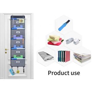 Sac de rangement suspendu sur porte en tissu, organisateur mural le plus vendu 2026 - Product Image 6