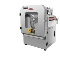 Coupe-légumes électrique multifonctionnel commercial 220V pour pommes de terre, fruits, ciboulette, oignon vert et autres aliments de cantine