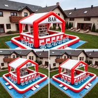 Bar gonflable pour piscine, événement, fête, extérieur, tente de bar gonflable, stand de bar en PVC, bar gonflable pour piscine