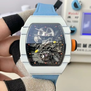 Nuevo Reloj Mecánico Automático de Lujo para Hombre, Estilo Urbano, con Tourbillon de Cerámica Calado, Resistente al Agua - Product Image 3