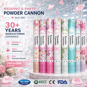 Cañón de Confeti para Bodas, Lanza Pétalos Románticos, Decoración para Eventos Nupciales, Empaque Personalizado, Venta al Por Mayor OEM - Product Image 2