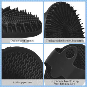Brosse exfoliante pour le corps en silicone ultra-doux, brosse pour le dos, brosse exfoliante en silicone pour le bain - Product Image 3