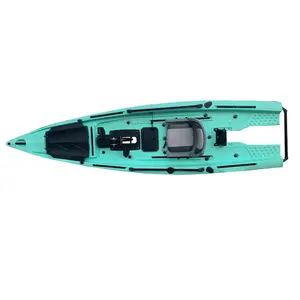 2023新款摩托小艇皮艇踏板驱动钓鱼皮艇批发