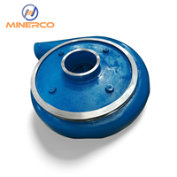 MINERCO Doublure de volute pour pompe centrifuge à boue en alliage de chrome haute résistance au frottement sablée MH1110 Certifiée ISO 9001 pour l'exploitation minière