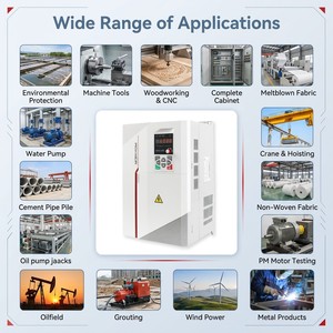MOKWEIR Economical Custom Logo Design 11kw 15kw 3 Phase VFD Variable Speed Drive <b>Converter</b> Motor 220V Nominal <b>Voltage</b> - Product Image 2