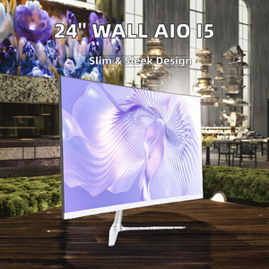 24 inch siêu mỏng tất cả-trong-một <span class=keywords><strong>PC</strong></span> treo tường Core i5 9500 16G DDR4 RAM SSD + HDD monoblock OEM kinh doanh LCD IPS gddr4 <span class=keywords><strong>Windows</strong></span> <span class=keywords><strong>10</strong></span> - Product Image 2