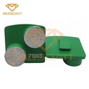 Utensili per ala a disco con piastra abrasiva diamantata a doppio pulsante a bloccaggio rapido per smerigliatrici per pavimenti Klindex - Product Image 3