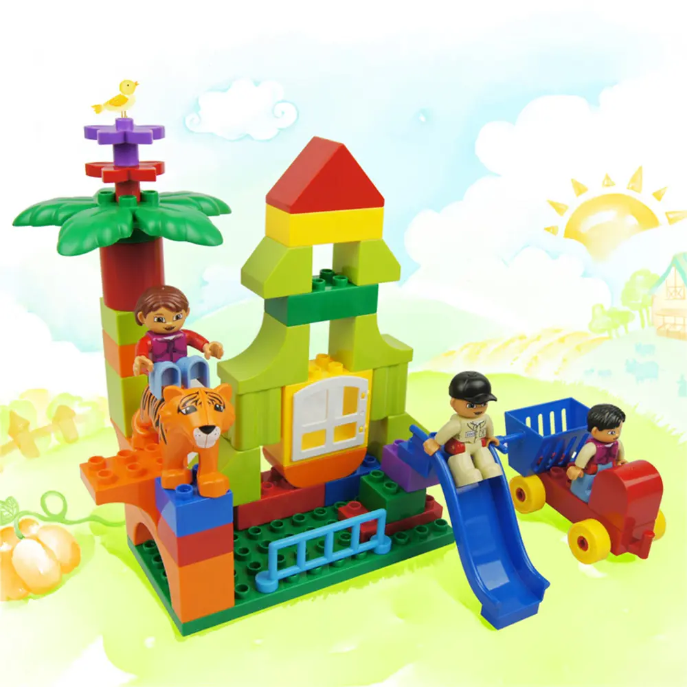 Factory Custom Guaranteed quality multi-shape assembly blocks plastic building blocks preschool educational toy for kids
