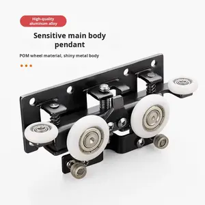 Amortiguador de doble dirección para puerta fantasma, rueda colgante, accesorio de Hardware especial para muebles deslizantes sin rieles para sala de estar - Product Image 2