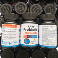 Capsules de Probiotiques Multi-Souches Mélange Microbien Naturel en Poudre Fabricant de Suppléments Marque Privée OEM ODM