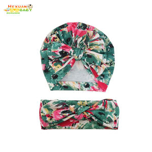 Diademas elásticas con estampado de Cruz para niños, turbante con lazo, sombrero para recién nacidos, diadema, 2 uds., juegos de accesorios para el cabello para bebé - Product Image 5