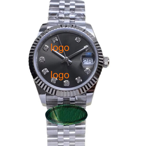 Montre chronographe automatique mécanique Laos Diary Series 31 mm, cadran en nacre doré, lunette à dents de chien, pour <span class=keywords><strong>femme</strong></span>, compatible ETA - Product Image 3