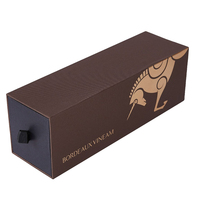 Regalo portátil de lujo personalizado, caja de regalo de champán, alcohol, whisky, Vodka, licor, botella de whisky, cajas de embalaje de vino tinto