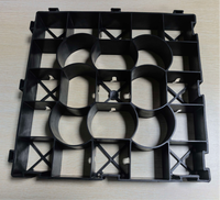 Dalles de gazon emboîtables professionnelles pour allées de jardin et usage scolaire, grille en HDPE avec surface alvéolée, 24 po x 1 po