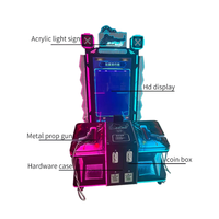 Machine de jeu d'arcade vidéo à pièces pour bébé ours 2 joueurs écran LCD 65 pouces en plastique pour salle de jeux à domicile