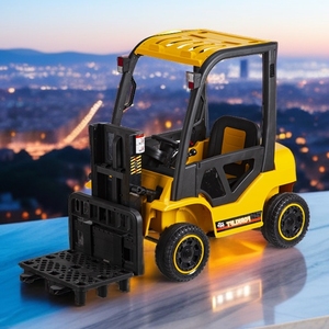 बच्चों के इलेक्ट्रिक खिलौने के लिए फोर्कलिफ्ट पर सस्ती सवारी 12v संचालित लिफ्ट - Product Image 4