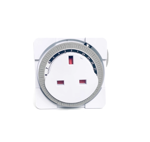 MLK迷你英国插头定时器13A机械24小时循环自动断电插座家用电器节能 - Product Image 1