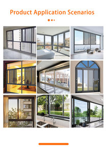 Fenêtres en aluminium à MOQ flexible, <span class=keywords><strong>double</strong></span> <span class=keywords><strong>vitrage</strong></span>, NFRC AS2047, grandes fenêtres en verre pour propriétés de luxe, fenêtres coulissantes résistantes aux ouragans - Product Image 4