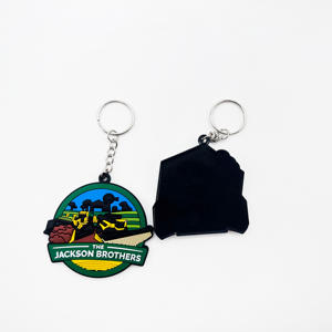 LLavero de película mágica de PVC personalizado, llavero con etiqueta Jet, llavero bonito para niños, bolso para niños, llavero personalizado 3D de goma al por mayor - Product Image 5