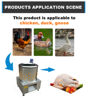 Souple caoutchouc naturel doigts de poulet plucker mini oiseaux volaille plucker HJ-55B
