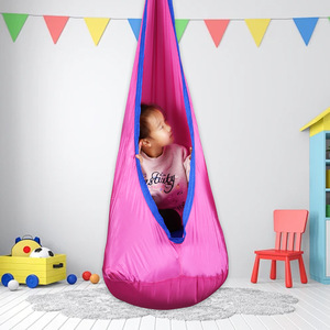 Columpio Sensorial Personalizado al por Mayor con Logotipo <span class=keywords><strong>a</strong></span> Color para Interiores y Exteriores, Jardín, Parque, Sala <span class=keywords><strong>de</strong></span> Estar, Patio, Columpio Colgante para Niños - Product Image 4