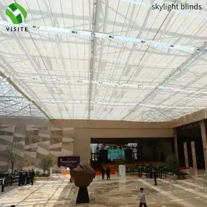 YST Factory's Customizable FCS Skylight Blinds Canopy Superior Quality Retractable Awning Electric Outdoor Glass Roof PVC Wood