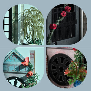 KnowMe-Mini rompecabezas de madera ensamblado de la serie <span class=keywords><strong>Lolita</strong></span> Dark, placa de pie reemplazable hecha a mano, casa de muñecas en miniatura de madera - Product Image 3