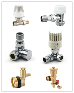 K117 portasciugamani riscaldamento in ottone forgiato cromato lucidatura angolo del corpo valvola del radiatore - Product Image 6