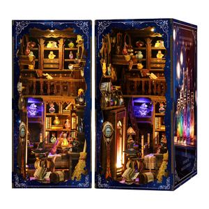 Meilleures ventes : <span class=keywords><strong>Livre</strong></span> <span class=keywords><strong>pop</strong></span>-<span class=keywords><strong>up</strong></span> DIY, modèle de <span class=keywords><strong>maison</strong></span> miniature à assembler soi-même, avec fonction serre-livres 'Potion Magique' - Product Image 1