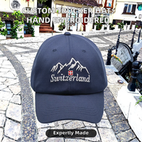 Casquette Trucker Unisexe Personnalisée en Coton Brodé à la Main avec Motif Lettres – Casquette Snapback Sportive pour Usage Professionnel – Grande Vente