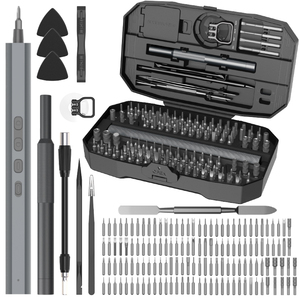Ensemble de tournevis de précision électromagnétique professionnel 153-en-1, batterie lithium-ion, couple maximal de 0,35 N.m, moteur à balais 200 tr/min - Product Image 2