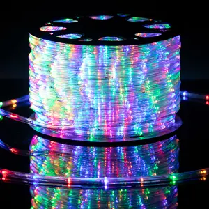 10M 100led Multicolored Solar Rope String Light Waterproof Outdoor Decoration