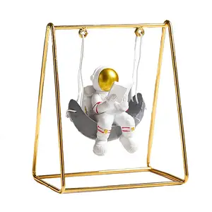 Figurinhas Para Interior Decoração Para Casa Acessórios Astronauta Criativo Modelo Em Miniatura Desktop Decoração Ornamentos Astronauta