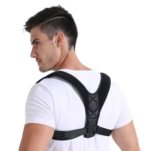 Aolikes-Corrector de postura de espalda ajustable de neopreno, dispositivo para clavícula, hombros, alivio del dolor