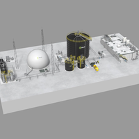 Système de production d'énergie biogaz avec traitement des eaux usées et conception économique