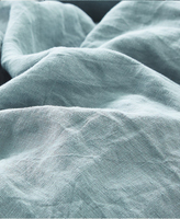 Parure de lit en lin français personnalisée, draps et housse de couette, 300 fils, qualité écologique, toutes saisons, fabriqué en Chine, vente en gros