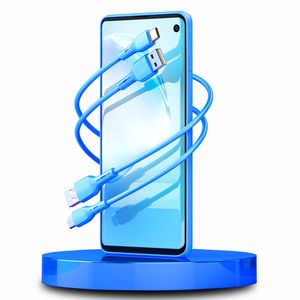 Câble de données mat multi de TPE de câble d'USB de la couleur 6Ft de C pour la plupart de type téléphone micro d'<span class=keywords><strong>IP</strong></span> de C - Product Image 5